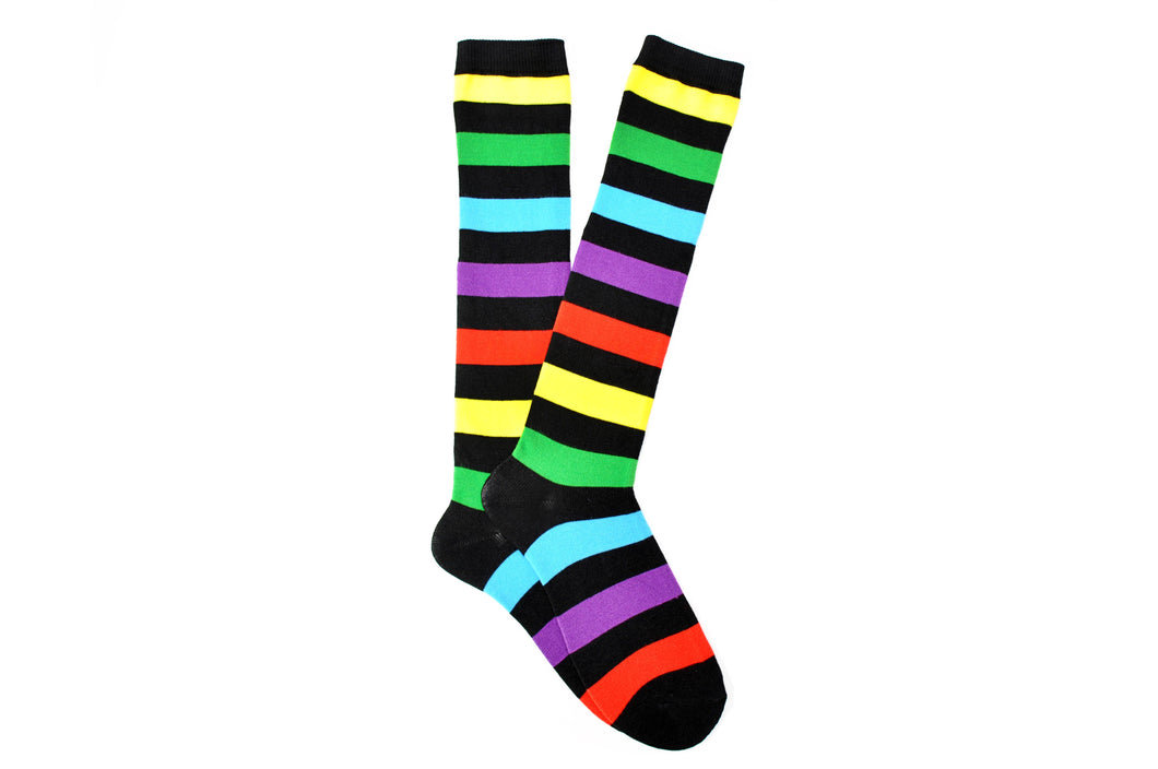 Sock House Co. Ladies Rainbow Knee High Socks