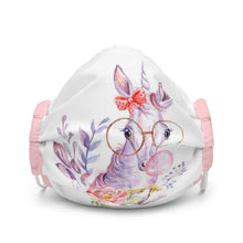 Bubble Unicorn with Glasses Face Mask