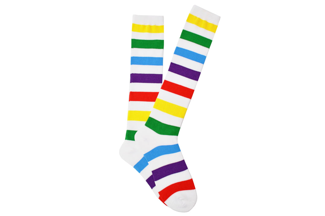 Sock House Co. Ladies Rainbow Knee High Socks