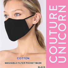 Reusable Filter Pocket Cotton Masks - Multiple Colors