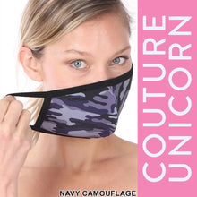 Reusable Camouflage Cotton Masks - Multiple Colors