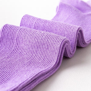 Ladies Bright Purple Knee Socks