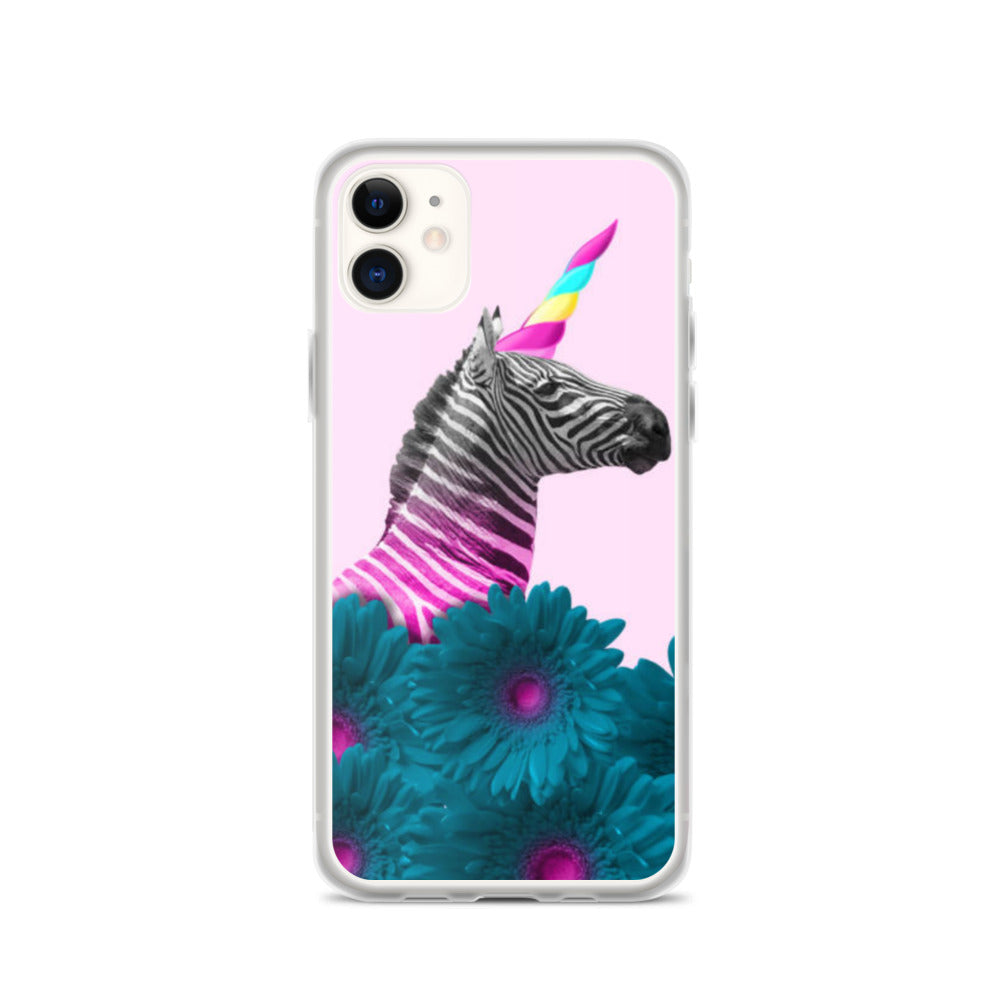 Rainbow Unicorn Zebra iPhone Case