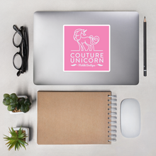 Couture Unicorn logo bubble-free stickers