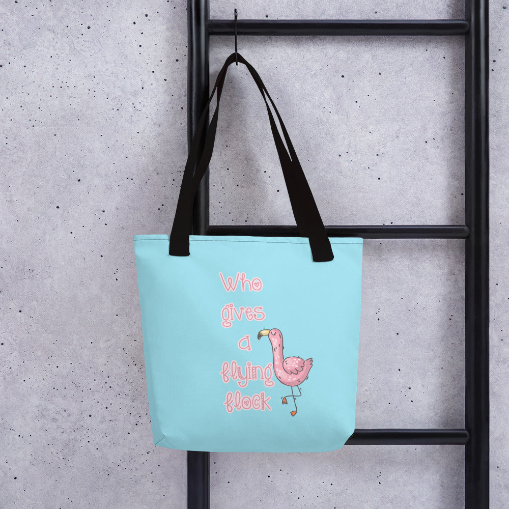 Who gives a flock Tote bag