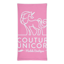Couture Unicorn print neck gaiter
